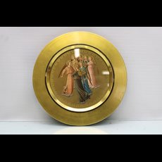 8 1/2" Round Cherub Image SKU C421-1195